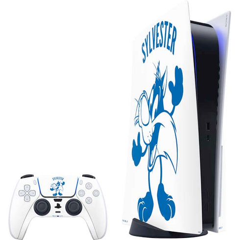 Looney Tunes Sylvester the Cat Big Head PS5 Bundle Skin