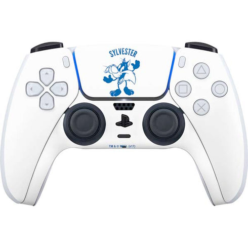 Looney Tunes Sylvester the Cat Big Head PS5 Controller Skin