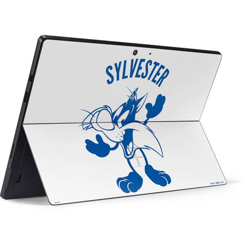 Looney Tunes Sylvester the Cat Big Head Surface Pro 7 Skin