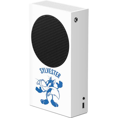 Looney Tunes Sylvester the Cat Big Head Xbox Series S Console Skin