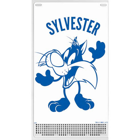 Looney Tunes Sylvester the Cat Big Head Xbox Series S Console Skin