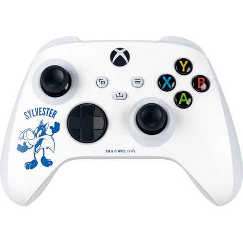 Looney Tunes Sylvester the Cat Big Head Xbox Series S Controller Skin