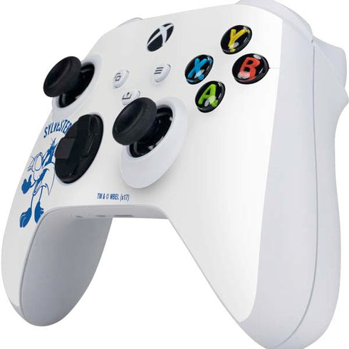 Looney Tunes Sylvester the Cat Big Head Xbox Series S Controller Skin