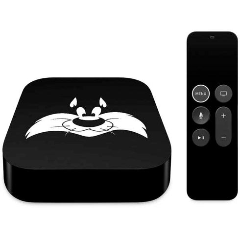 Looney Tunes Sylvester the Cat Black and White Apple TV Skin