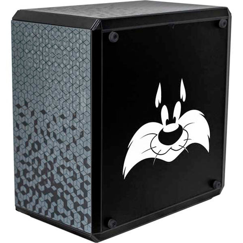 Looney Tunes Sylvester the Cat Black and White Cooler Master MasterBox Q300L Mini Tower Skin