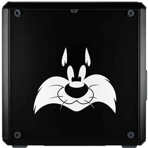 Looney Tunes Sylvester the Cat Black and White Cooler Master MasterBox Q300L Mini Tower Skin