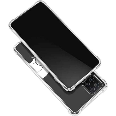 Looney Tunes Sylvester the Cat Black and White Galaxy A12 Clear Case