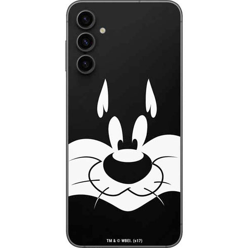 Looney Tunes Sylvester the Cat Black and White Galaxy A14 5G Skin
