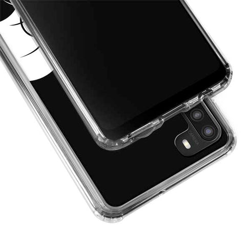 Looney Tunes Sylvester the Cat Black and White Galaxy A21 Clear Case
