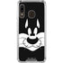 Looney Tunes Sylvester the Cat Black and White Galaxy A30 Clear Case