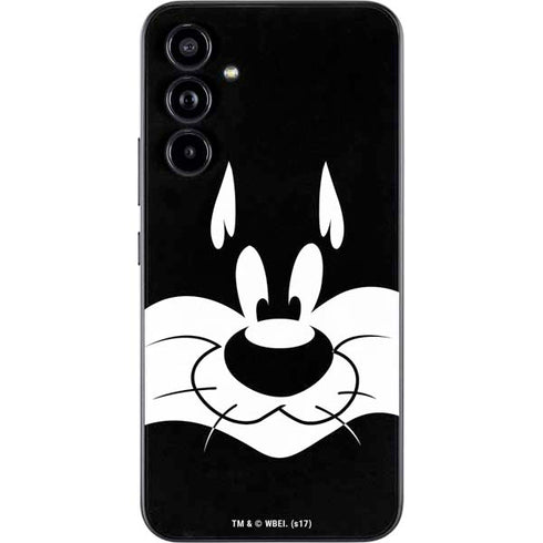 Looney Tunes Sylvester the Cat Black and White Galaxy A54 5G Skin