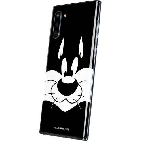 Looney Tunes Sylvester the Cat Black and White Galaxy Note 10 Skin