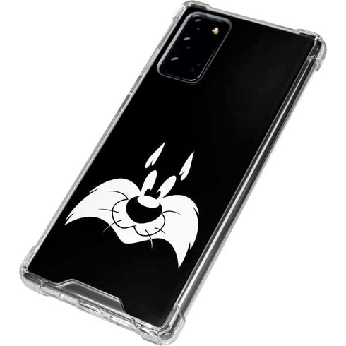 Looney Tunes Sylvester the Cat Black and White Galaxy Note20 5G Clear Case