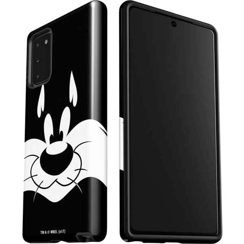 Looney Tunes Sylvester the Cat Black and White Galaxy Note20 5G Pro Case