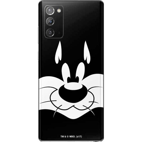 Looney Tunes Sylvester the Cat Black and White Galaxy Note20 5G Skin