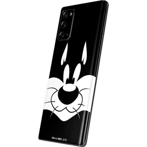 Looney Tunes Sylvester the Cat Black and White Galaxy Note20 5G Skin