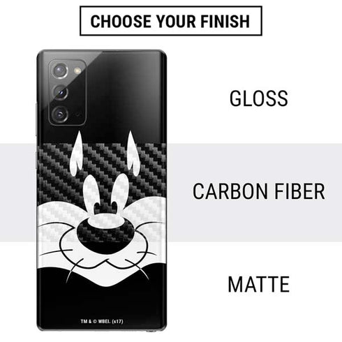 Looney Tunes Sylvester the Cat Black and White Galaxy Note20 5G Skin