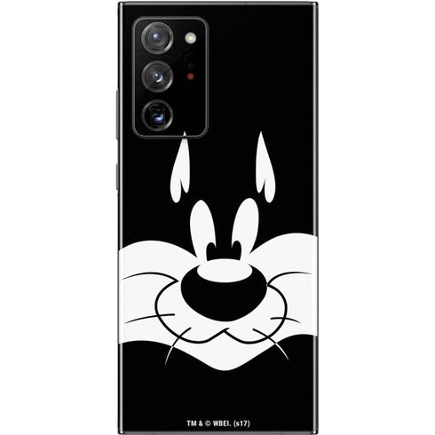 Looney Tunes Sylvester the Cat Black and White Galaxy Note20 Ultra 5G Skin