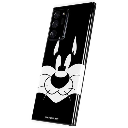 Looney Tunes Sylvester the Cat Black and White Galaxy Note20 Ultra 5G Skin