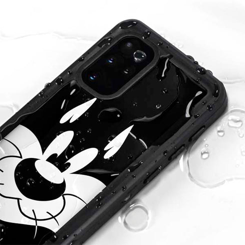 Looney Tunes Sylvester the Cat Black and White Galaxy S20 Plus Waterproof Case