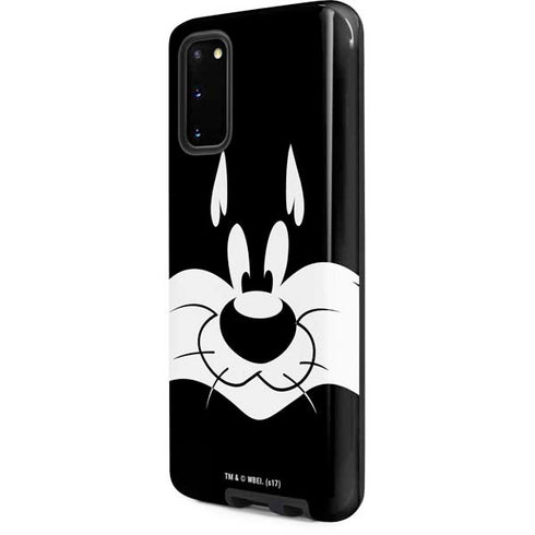 Looney Tunes Sylvester the Cat Black and White Galaxy S20 Pro Case