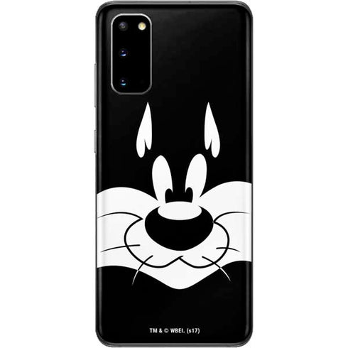 Looney Tunes Sylvester the Cat Black and White Galaxy S20 Skin