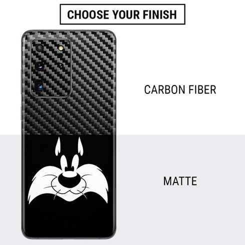 Looney Tunes Sylvester the Cat Black and White Galaxy S20 Ultra 5G Skin
