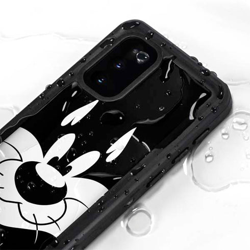 Looney Tunes Sylvester the Cat Black and White Galaxy S20 Waterproof Case