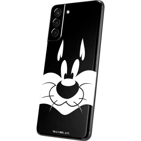 Looney Tunes Sylvester the Cat Black and White Galaxy S21 Plus 5G Skin