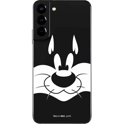 Looney Tunes Sylvester the Cat Black and White Galaxy S22 Plus Skin