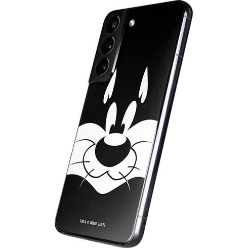 Looney Tunes Sylvester the Cat Black and White Galaxy S22 Skin