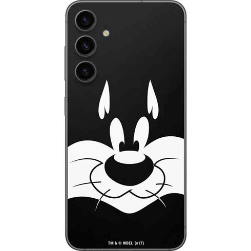 Looney Tunes Sylvester the Cat Black and White Galaxy S23 FE Skin