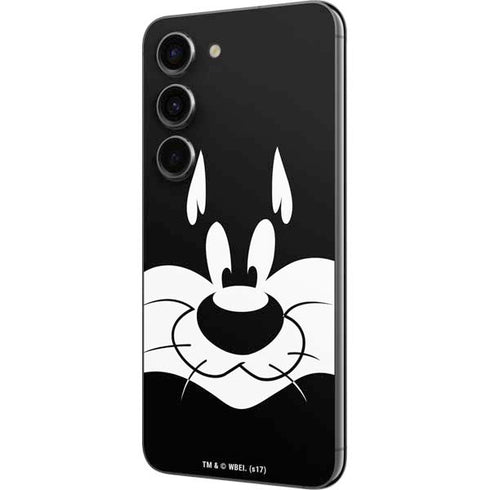 Looney Tunes Sylvester the Cat Black and White Galaxy S23 Skin