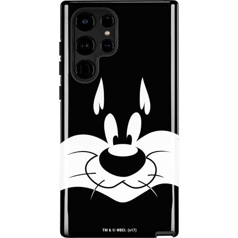 Looney Tunes Sylvester the Cat Black and White Galaxy S24 Ultra Impact Case