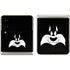 Looney Tunes Sylvester the Cat Black and White Galaxy Z Flip3 5G Skin