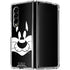 Looney Tunes Sylvester the Cat Black and White Galaxy Z Fold4 5G Clear Case