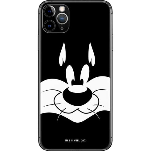 Looney Tunes Sylvester the Cat Black and White iPhone 11 Pro Max Skin