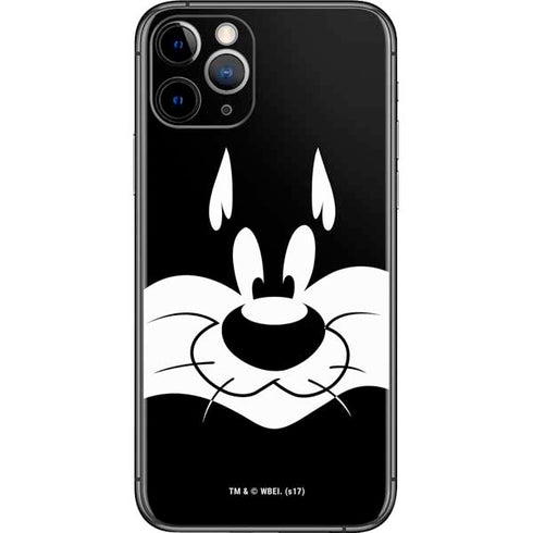 Looney Tunes Sylvester the Cat Black and White iPhone 11 Pro Skin