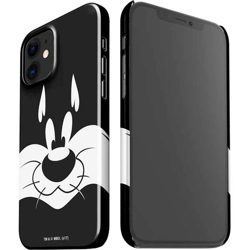Looney Tunes Sylvester the Cat Black and White iPhone 12 Mini Lite Case