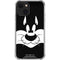 Looney Tunes Sylvester the Cat Black and White iPhone 13 Mini Clear Case