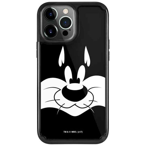 Looney Tunes Sylvester the Cat Black and White iPhone 13 Pro Cargo Case