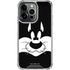 Looney Tunes Sylvester the Cat Black and White iPhone 15 Pro Clear Case