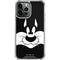 Looney Tunes Sylvester the Cat Black and White iPhone 15 Pro Max Clear Case