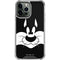 Looney Tunes Sylvester the Cat Black and White iPhone 14 Pro Max Clear Case