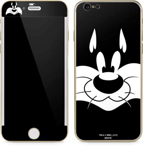 Looney Tunes Sylvester the Cat Black and White iPhone 6/6s Skin