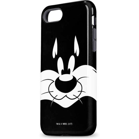 Looney Tunes Sylvester the Cat Black and White iPhone 8 Pro Case