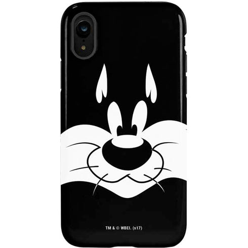 Looney Tunes Sylvester the Cat Black and White iPhone XR Pro Case