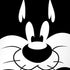 Looney Tunes Sylvester the Cat Black and White iPhone XR Pro Case