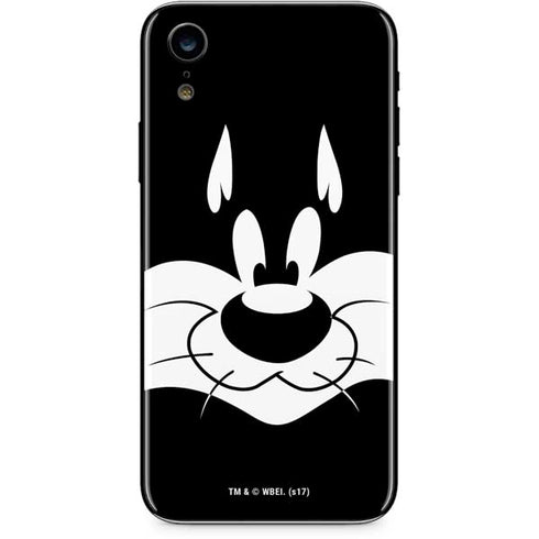 Looney Tunes Sylvester the Cat Black and White iPhone XR Skin
