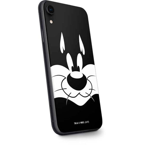 Looney Tunes Sylvester the Cat Black and White iPhone XR Skin